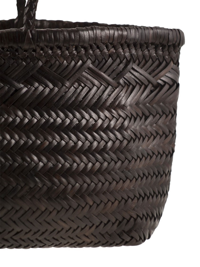 Dragon Triple Jump Big - Woven Leather Bag