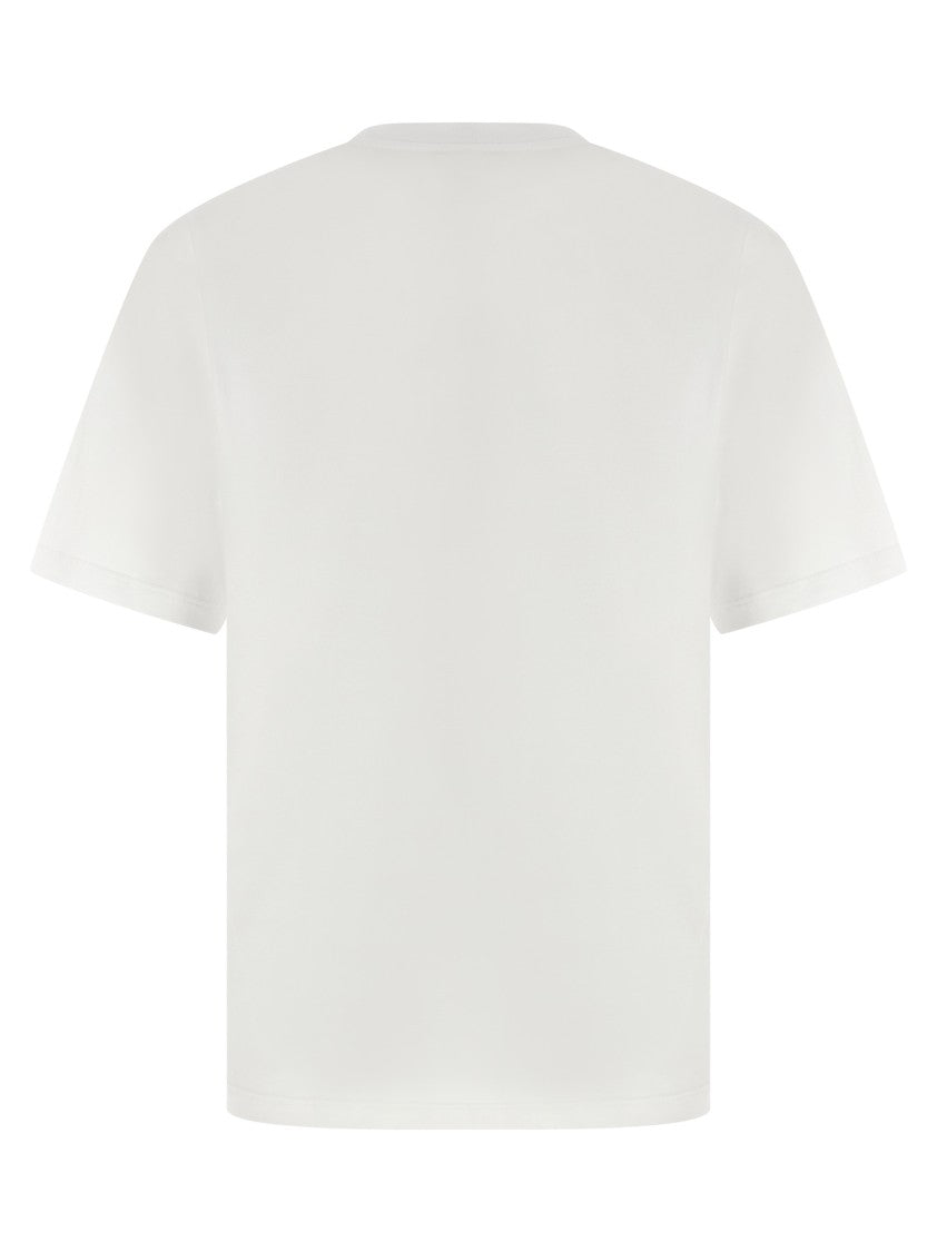 Dolce & Gabbana Cotton T-Shirt With Bold Front Logo Print