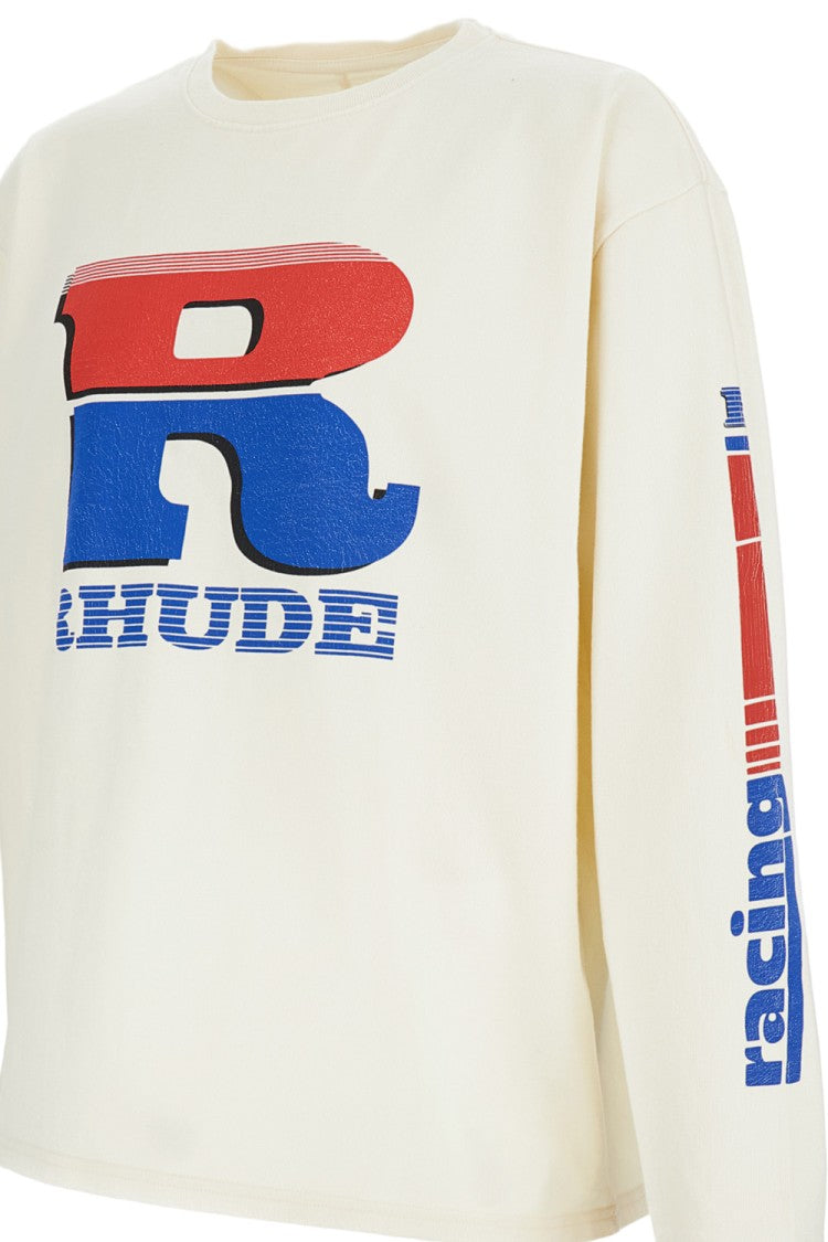 Rhude Classic White T-Shirt With Minimalist Design