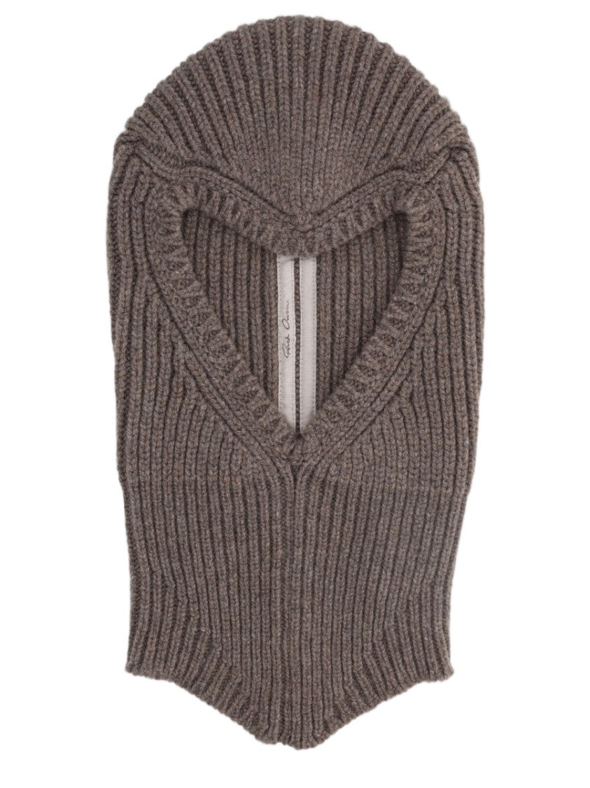 Rick Owens Porterville Ribbed Knit Cashmere-Blend Balaclava