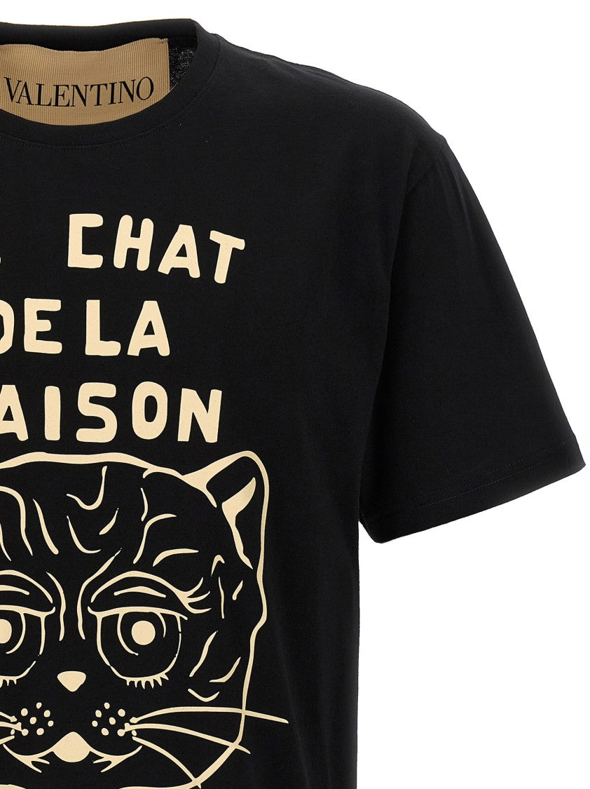 Valentino Garavani Le Chat De La Maison' T-Shirt