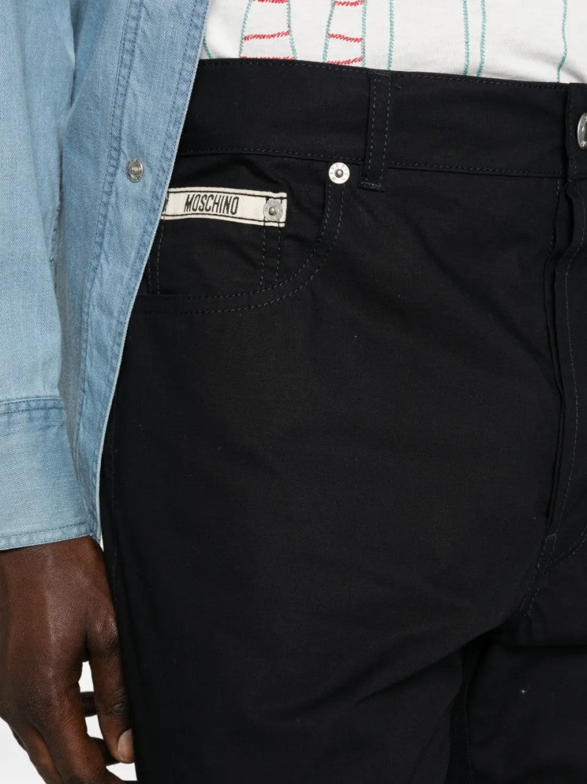 Moschino Straight-Leg Casual Pants With Classic Five-Pocket Design
