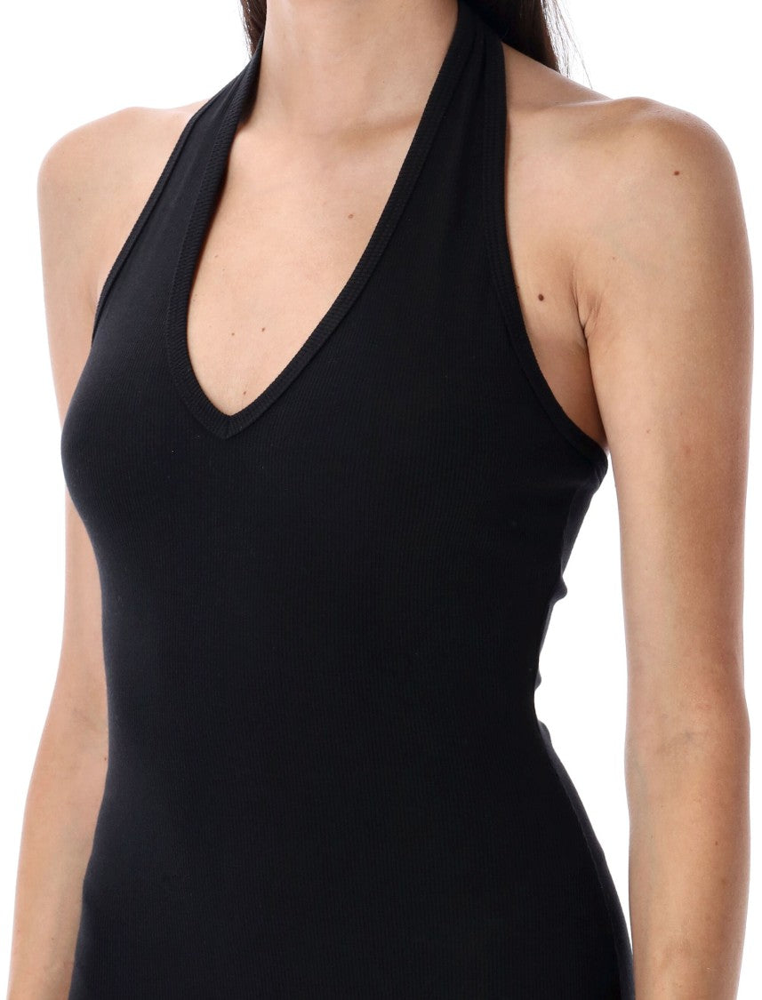 Eterne Halter Neck Long Dress