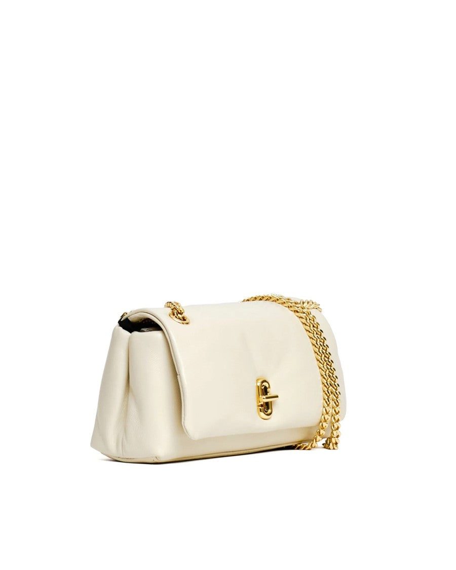 Marc Jacobs Mini Shoulder Bag In Soft Lamb Leather With Chain Strap