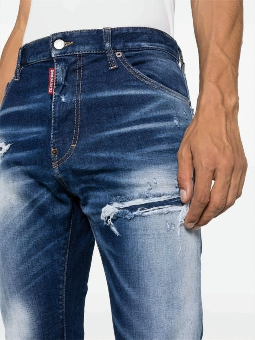 Dsquared2 Slim Fit Distressed Denim Pants