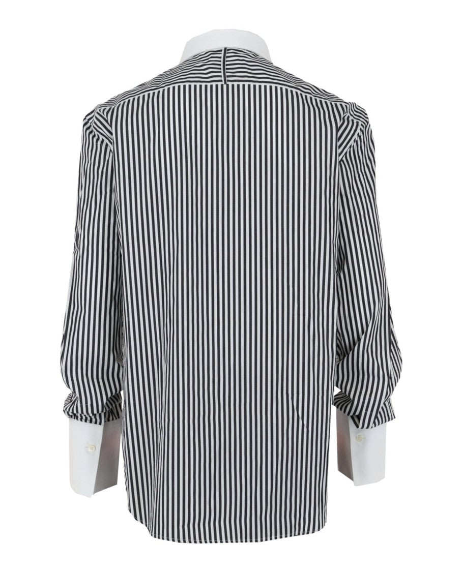 Ferragamo Striped Long Sleeve Dress Shirt