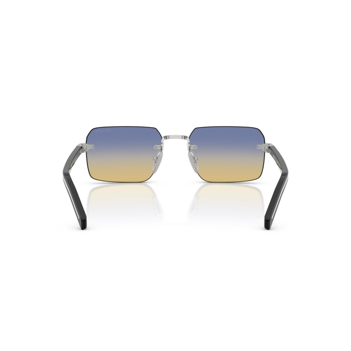 Prada 0Pr D55s Rimless Square Sunglasses