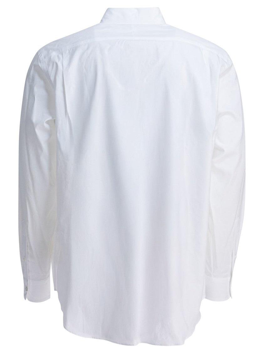 Auralee Classic White Cotton Shirt With Timeless Design