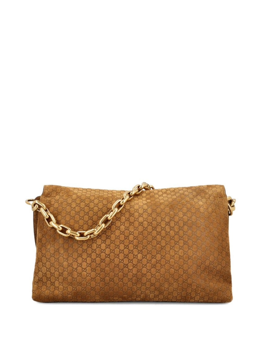 Gucci Rectangular Shoulder Bag With Textured Calfskin