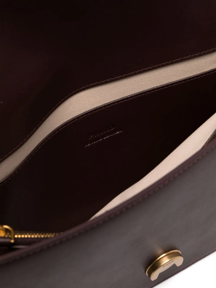 Pinko Love Leather Crossbody Bag