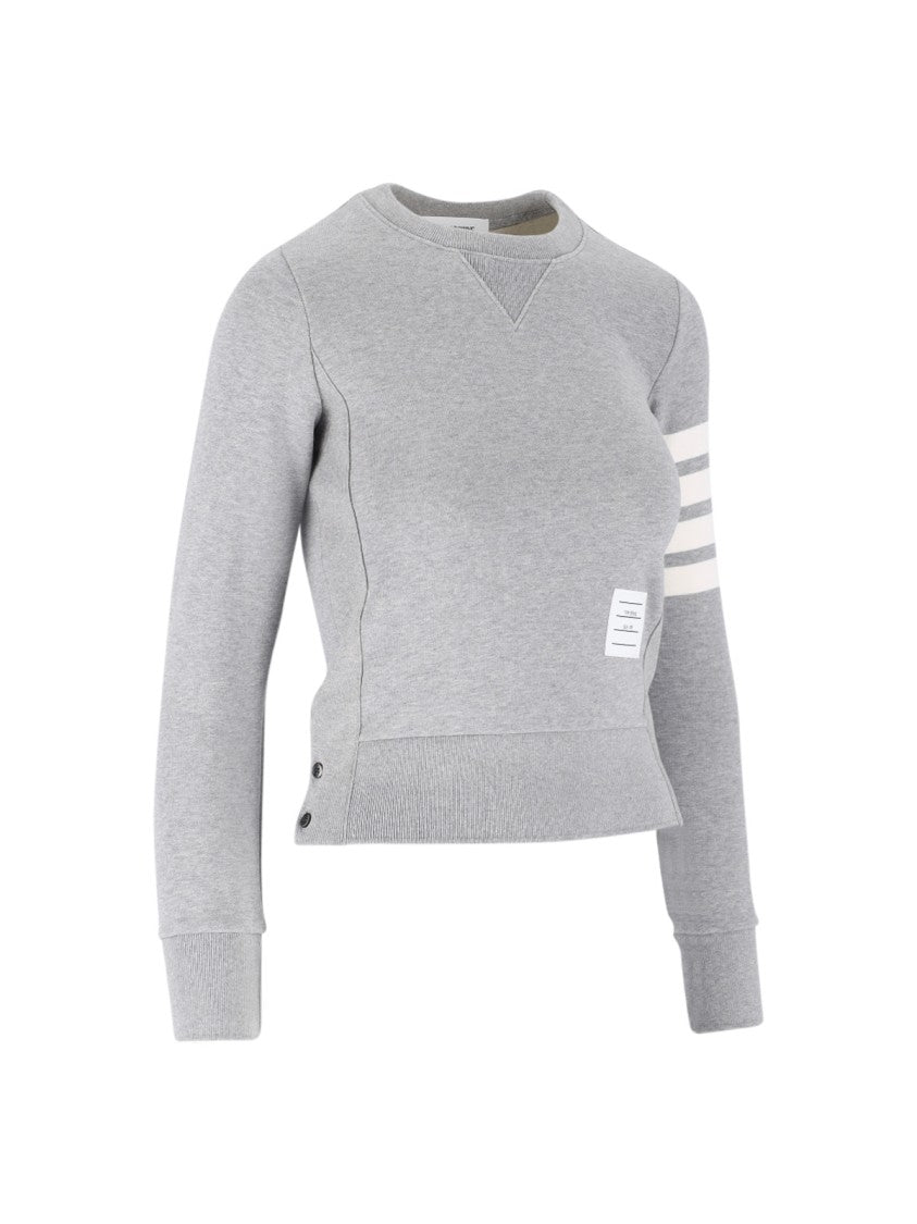 Thom Browne 4-Bar' Crewneck Sweatshirt – Grey
