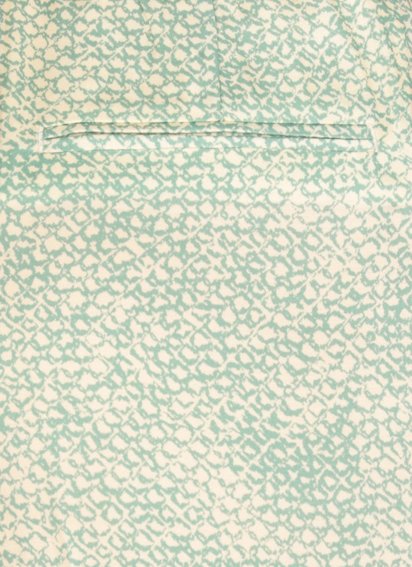 Pt Torino Green Viscose Palazzo Pants