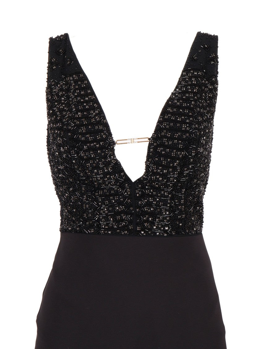 Elisabetta Franchi Form-Fitting Dress With Clean Lines