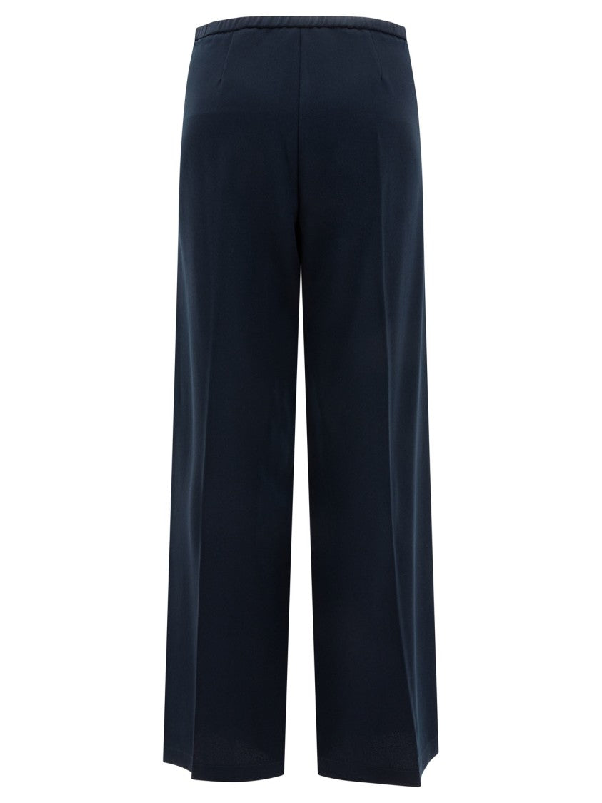 F.It Straight-Leg Trousers With Elastic Waistband