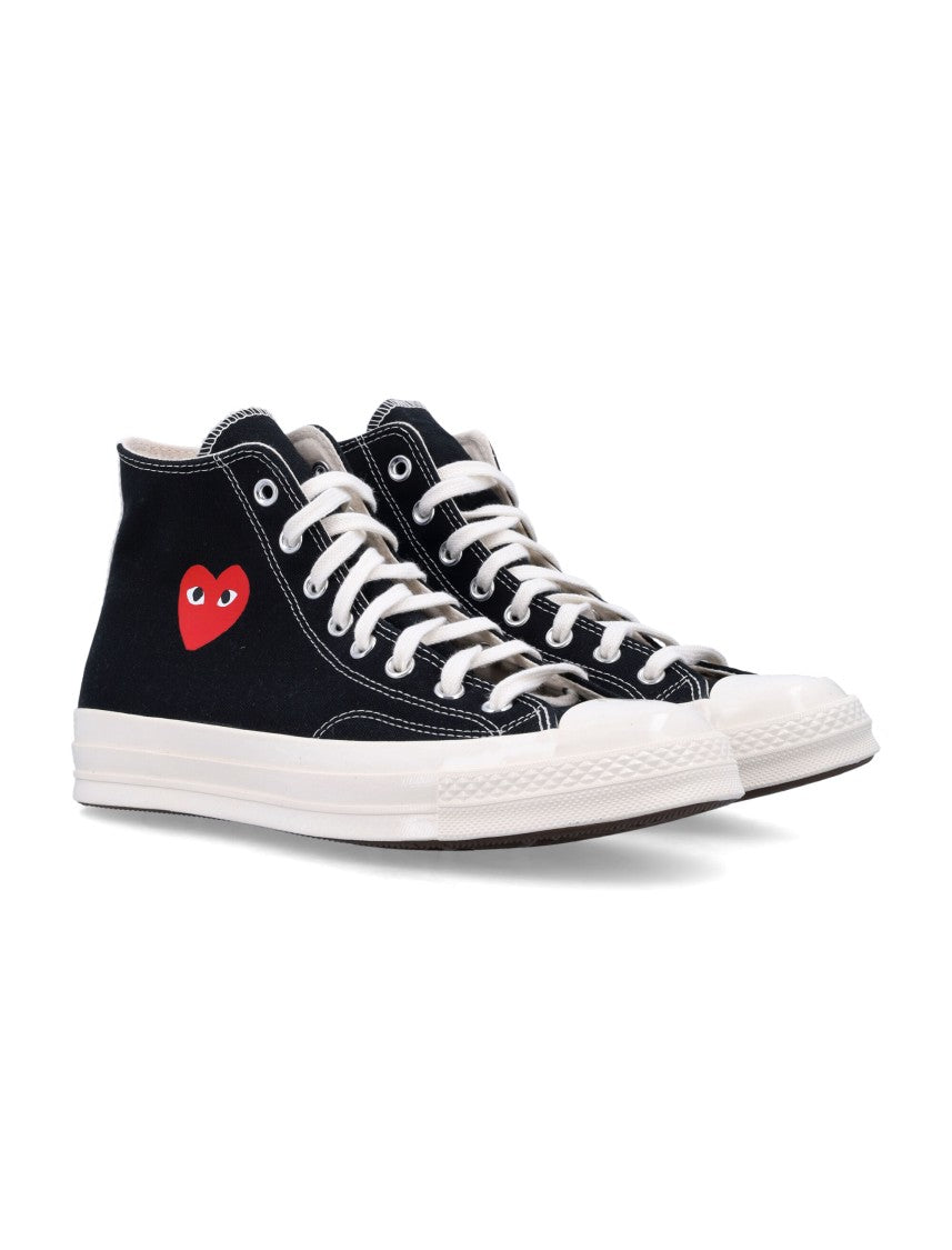 Comme Des Garçons X Converse Small Heart Hi Top Sneakers