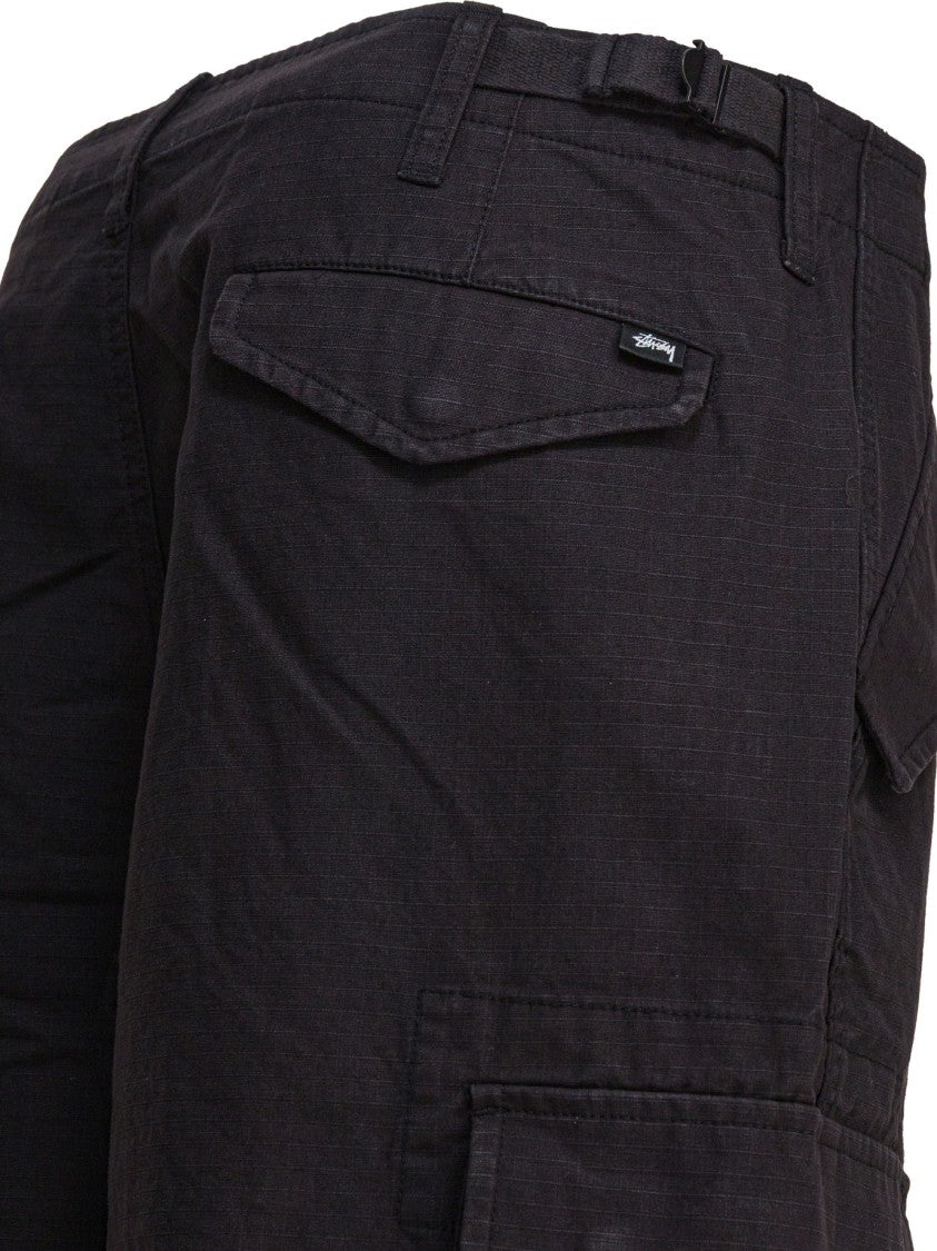 Stussy Ripstop Cargo Shorts With Adjustable Waist