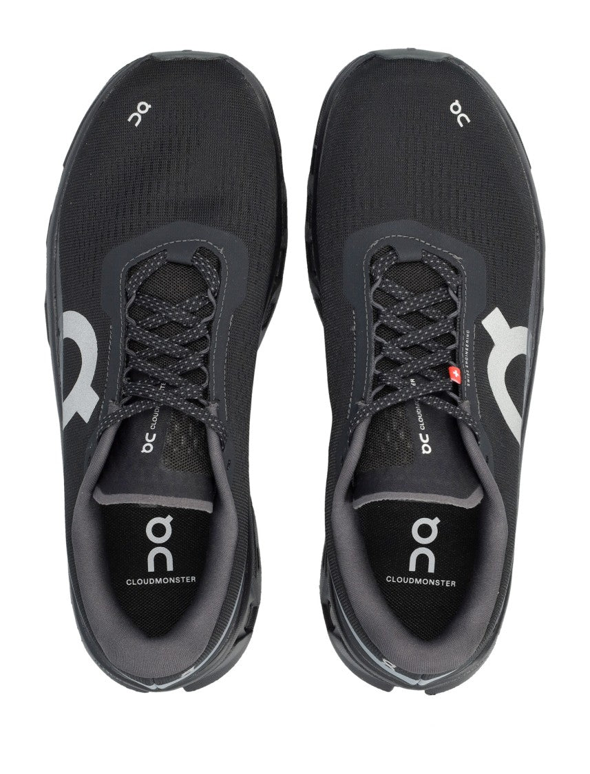 On Running Black Mesh Cloudmonster 1 Sneakers