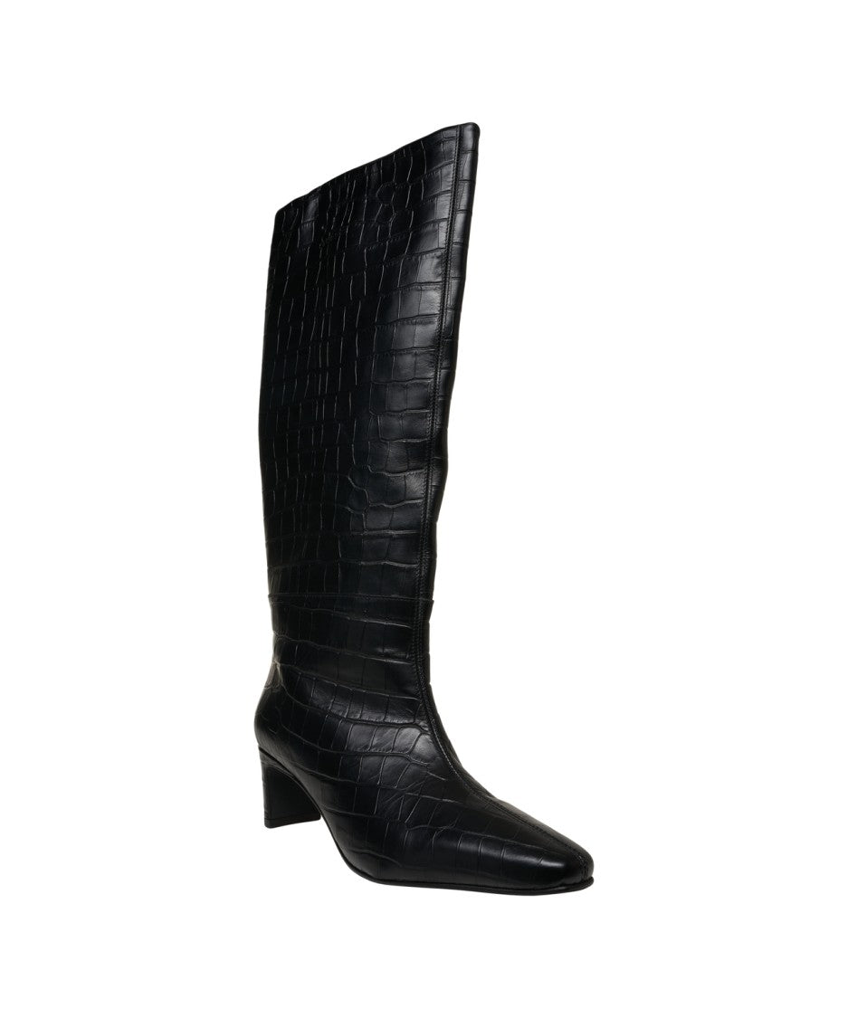 Copenaghen Crocodile-Effect Boots