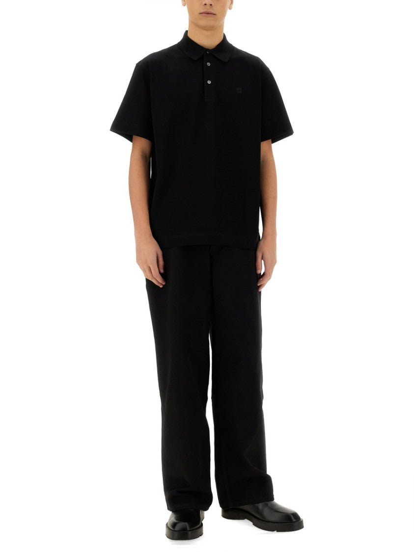 Givenchy Classic Black Cotton Polo