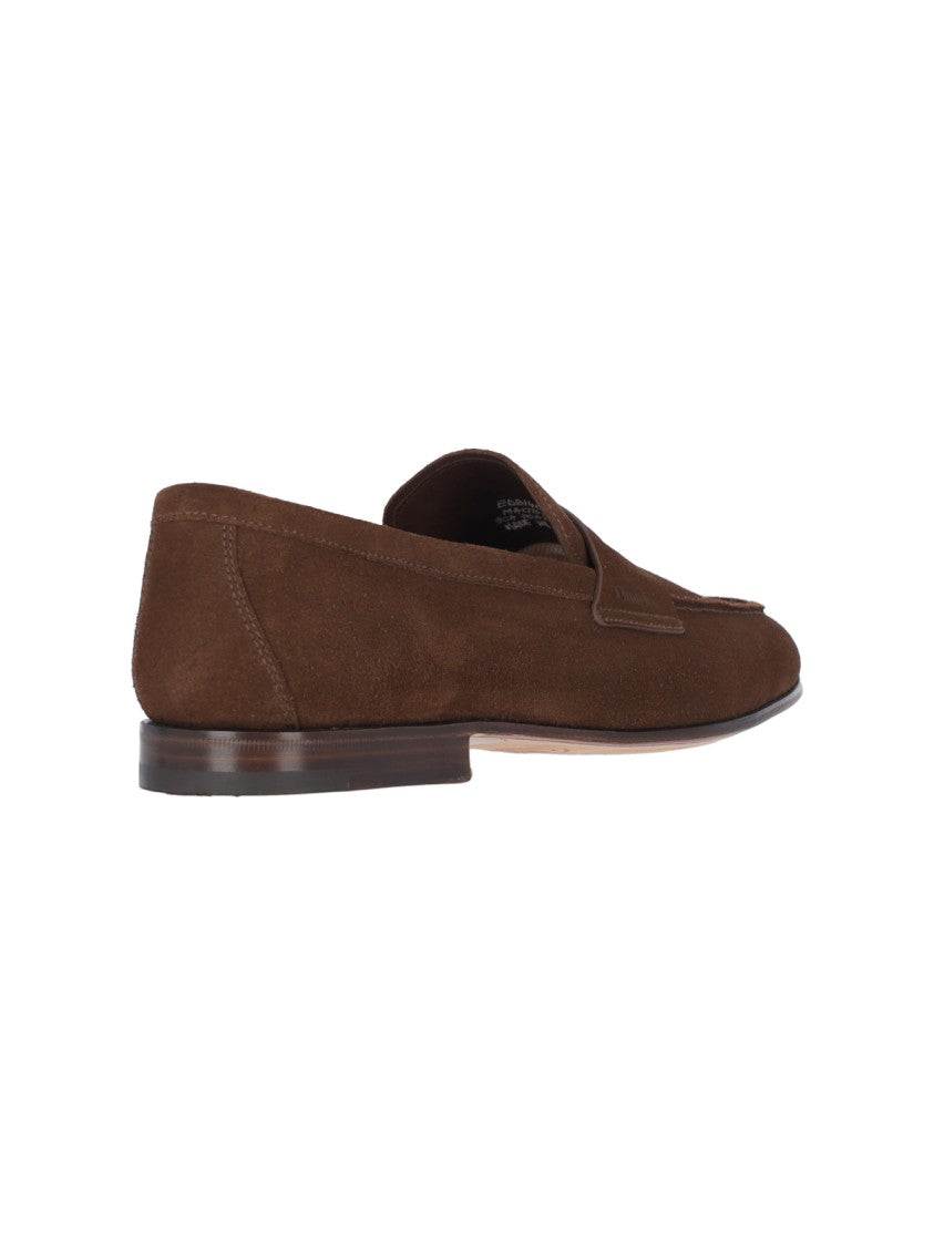 Church's Brown Suede Slip-On Moccasins