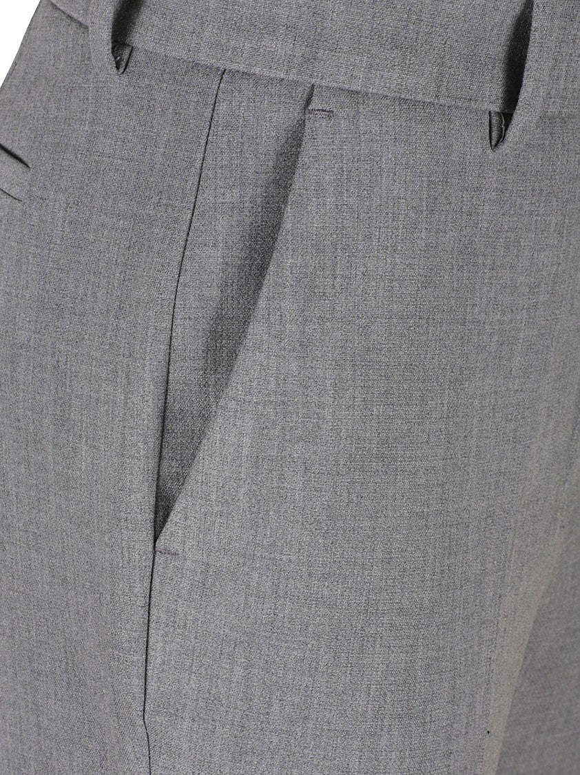 Iro Slim Straight-Leg Tailored Pants With Subtle Texture