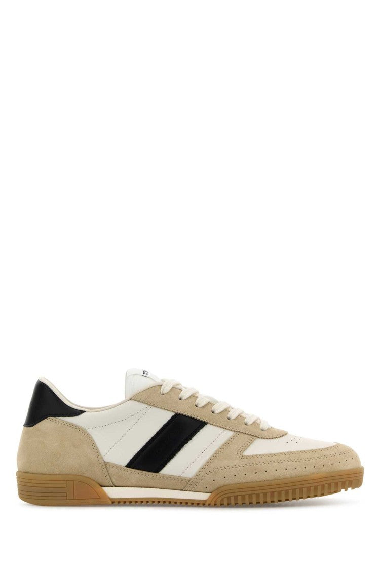 Tom Ford Multicolor Leather And Suede Terence Sneakers