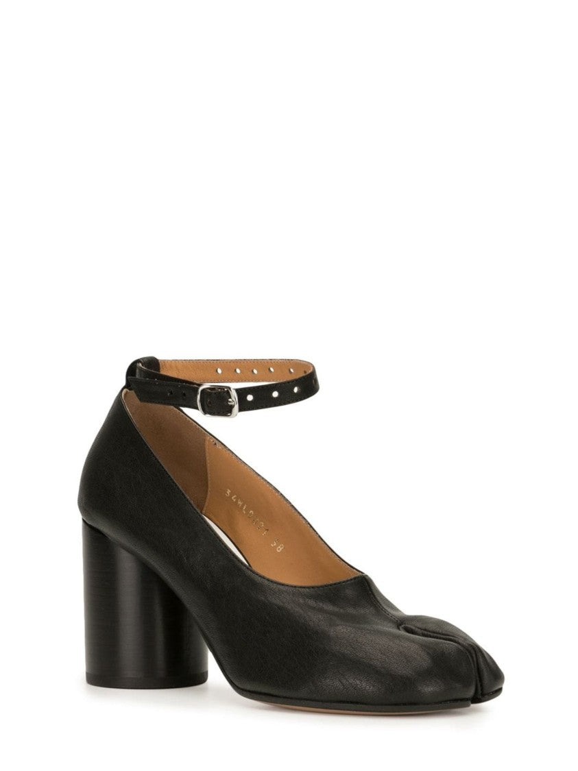 Maison Margiela Black Medium Block Heel Sandals