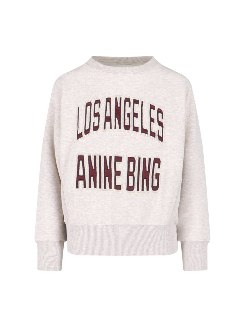 Anine Bing "Harry" Sweatshirt – Cream