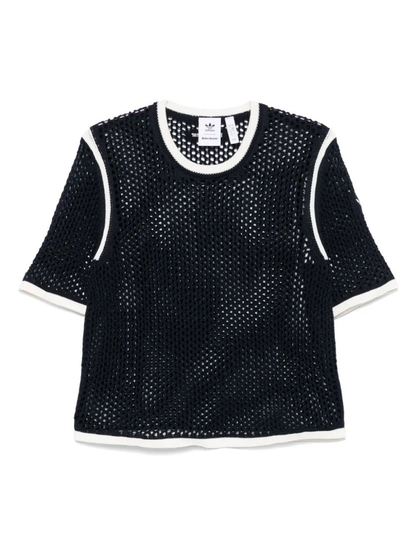 Adidas Cotton-Blend Knitted T-Shirt