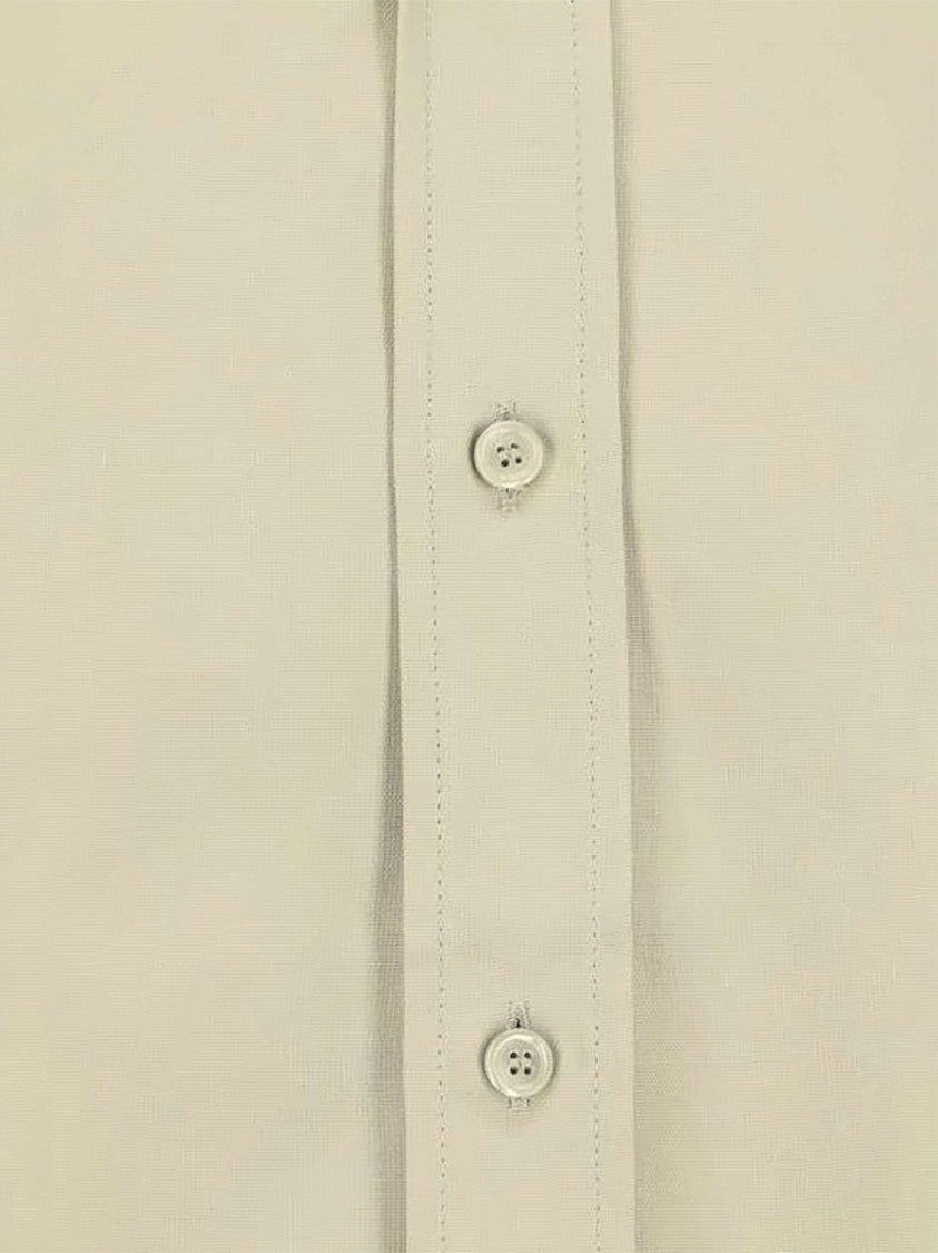 Burberry Classic Button-Down Short-Sleeve Shirt With Embroidered Logo