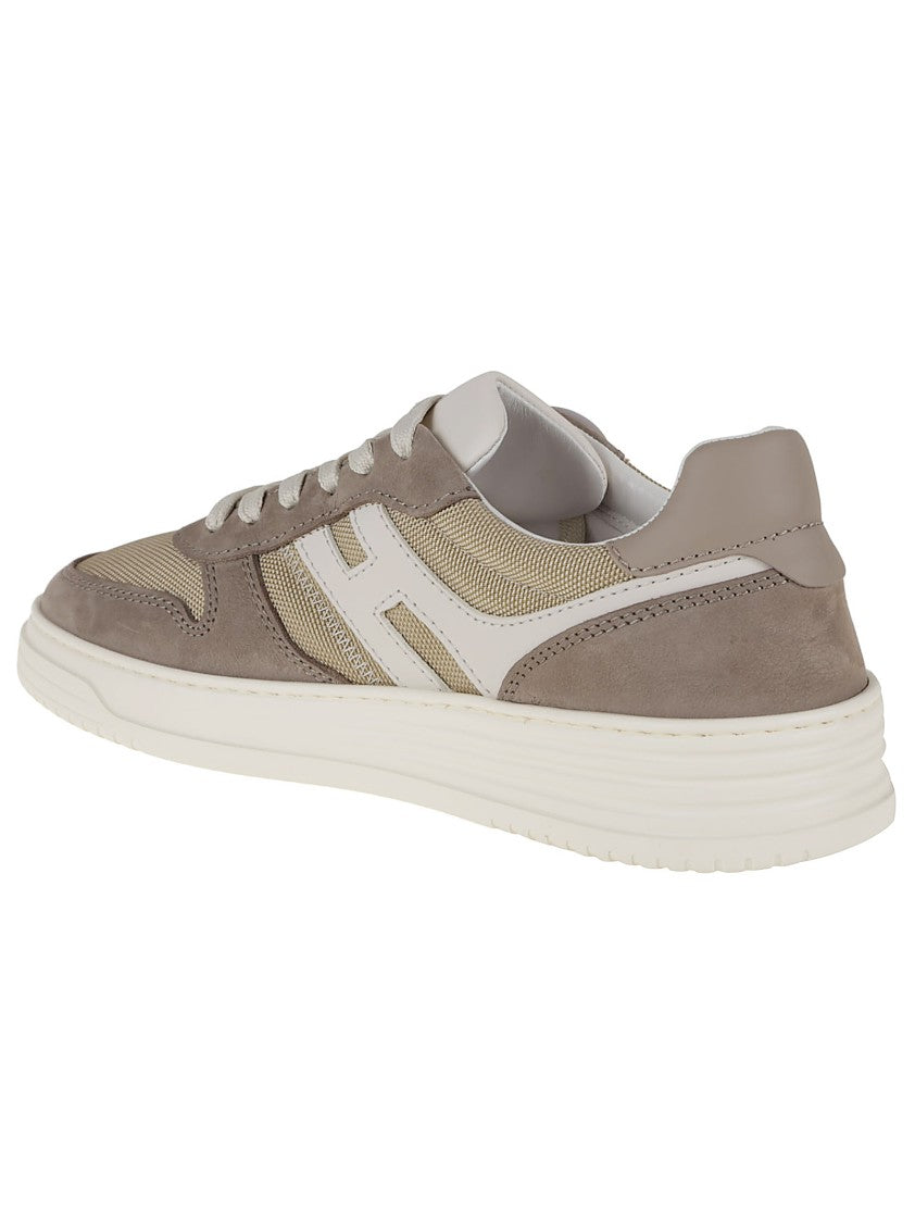 Hogan Leather And Suede Sneakers