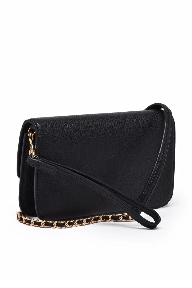 Tory Burch Britten Chain Wallet Shoulder Bag - Black