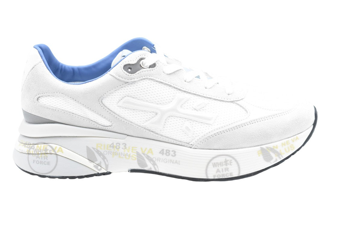 Premiata Black Sleek Silhouette External Logo Shoes