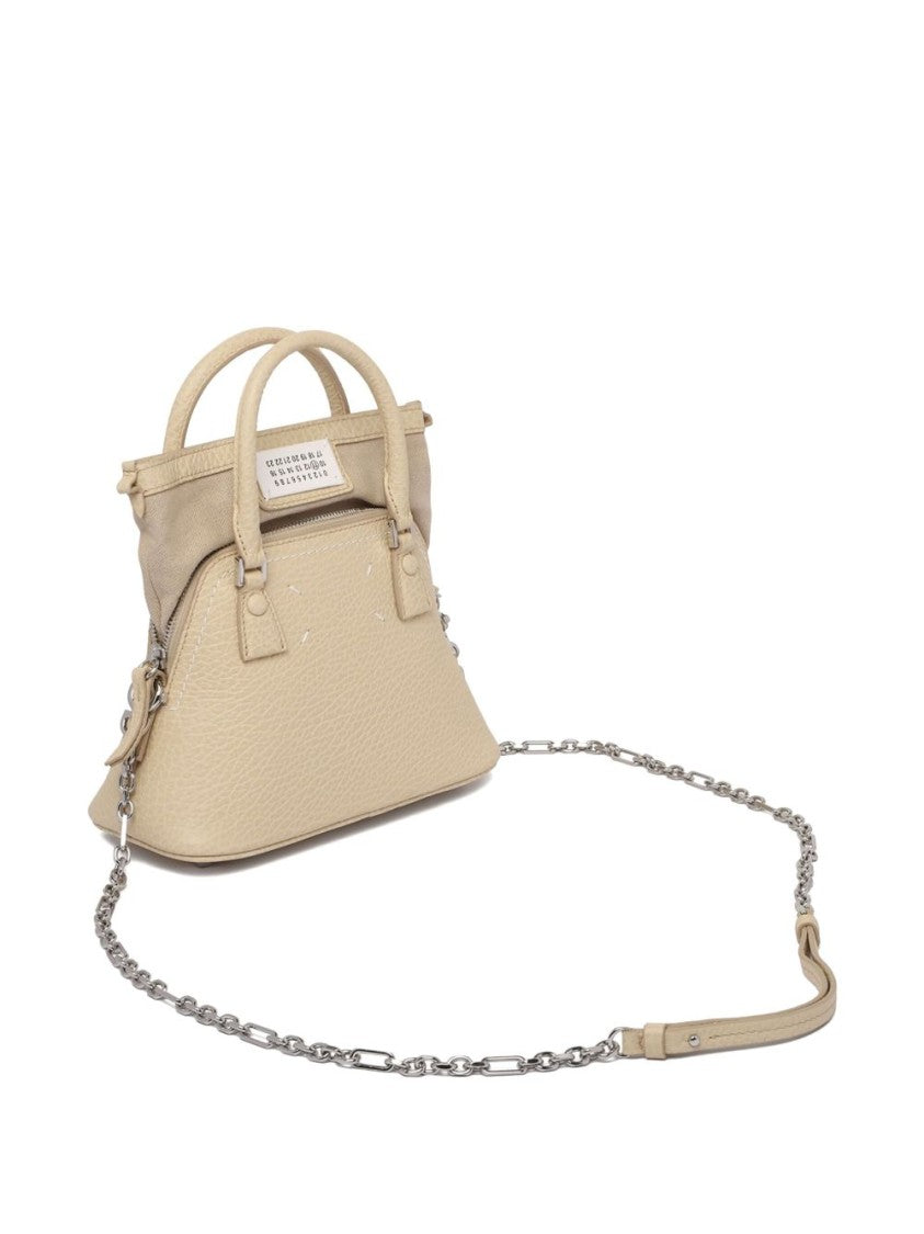 Maison Margiela Sand Beige Structured Bag