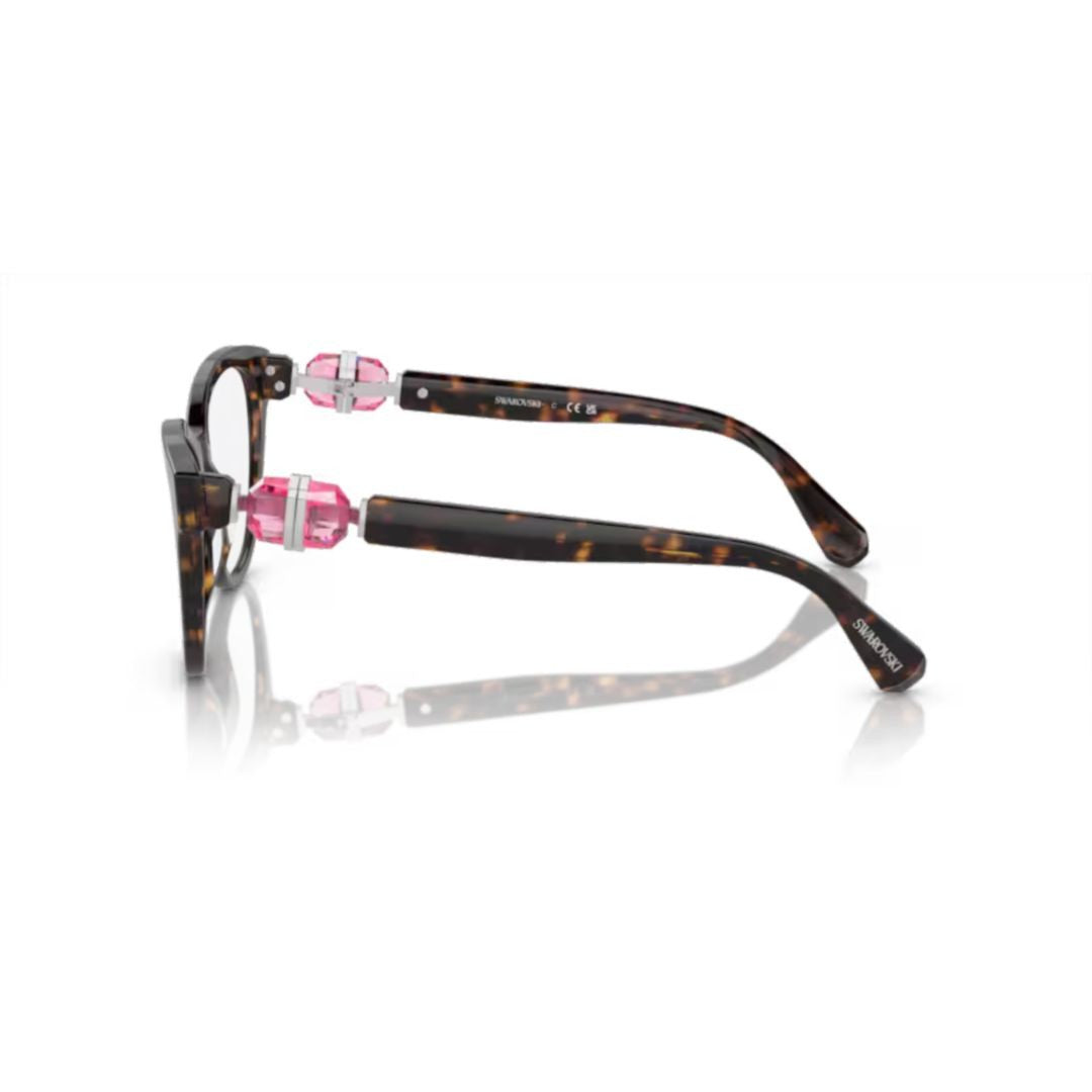Swarovski 0Sk2004 Cat-Eye Eyeglasses In Tortoiseshell Acetate