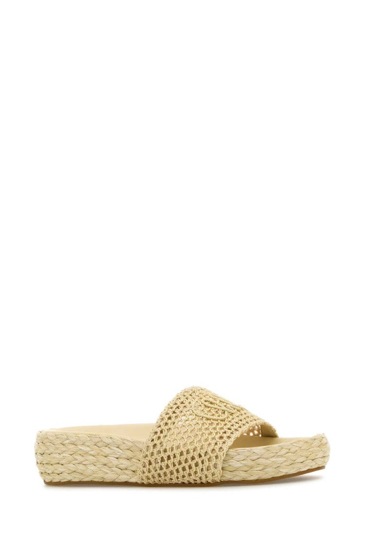 Chloé Cream Isla Slippers