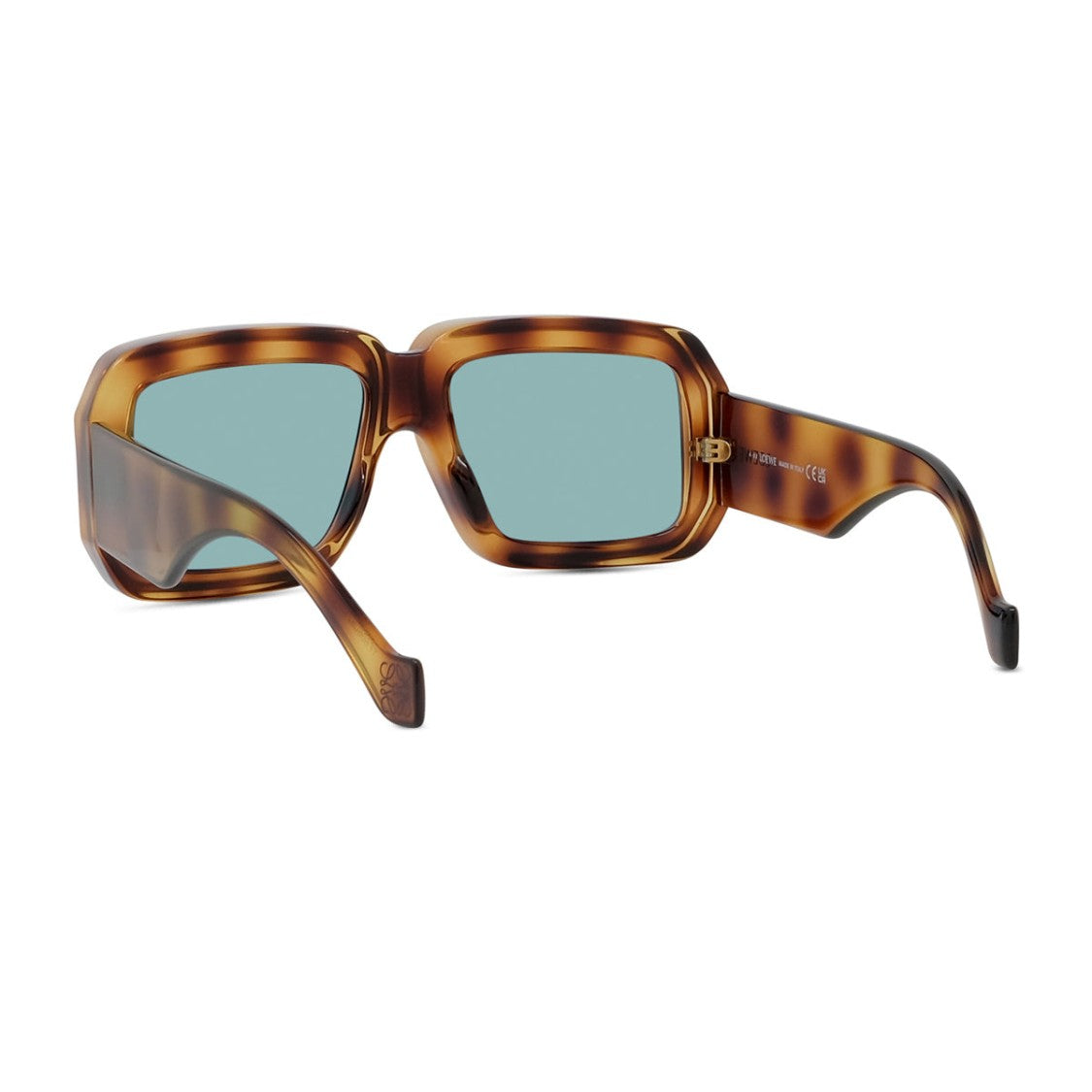 Loewe Havana Oversized Geometric Acetate Sunglasses