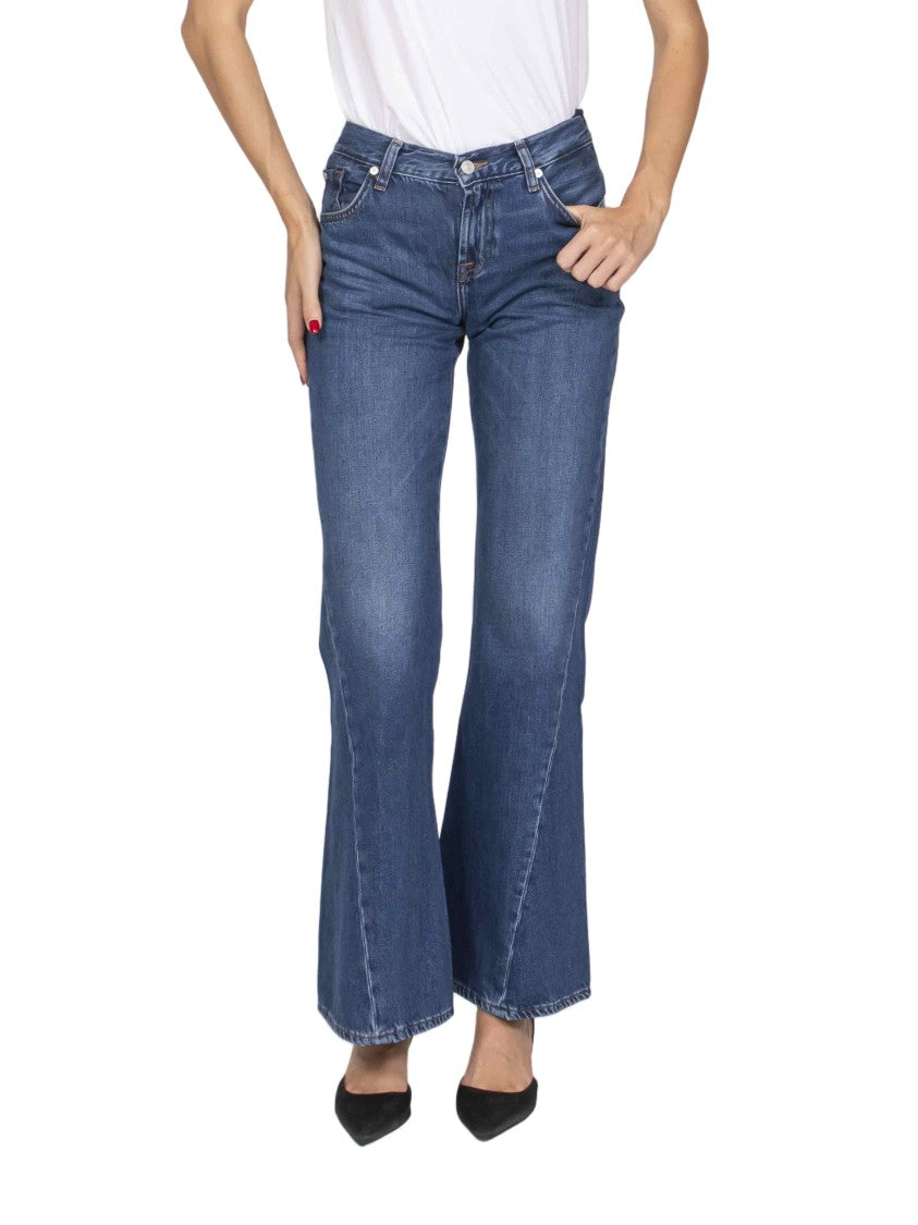 7 For All Mankind Spencer High-Waist Flared Five-Pocket Denim Jeans