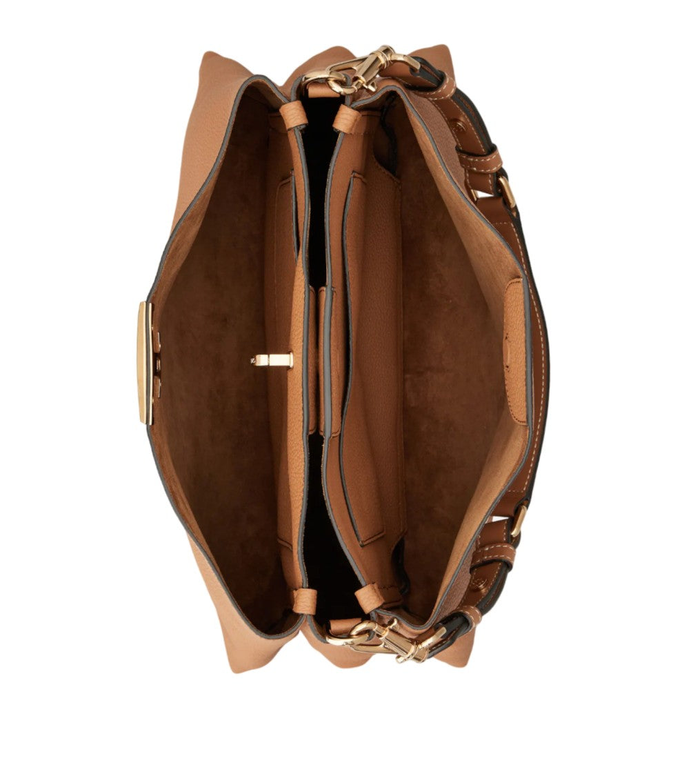 Tod's Structured Shoulder Bag With Pebbled Texture