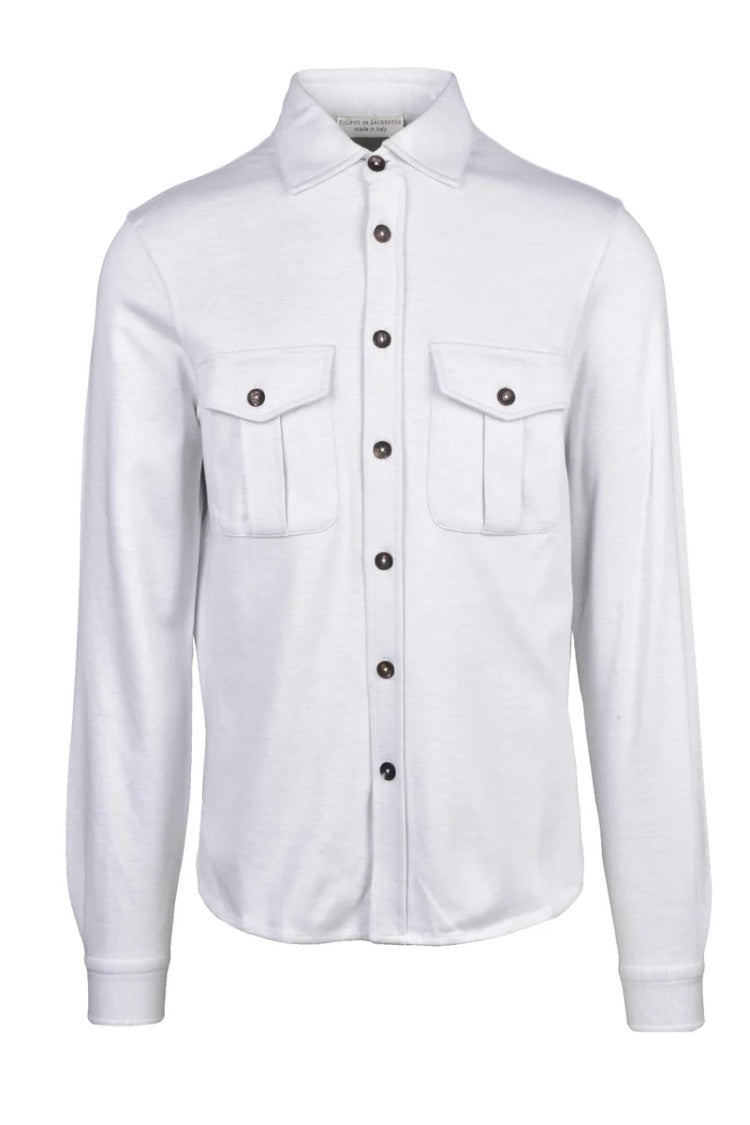 Filippo De Laurentiis Cotton Shirt - White