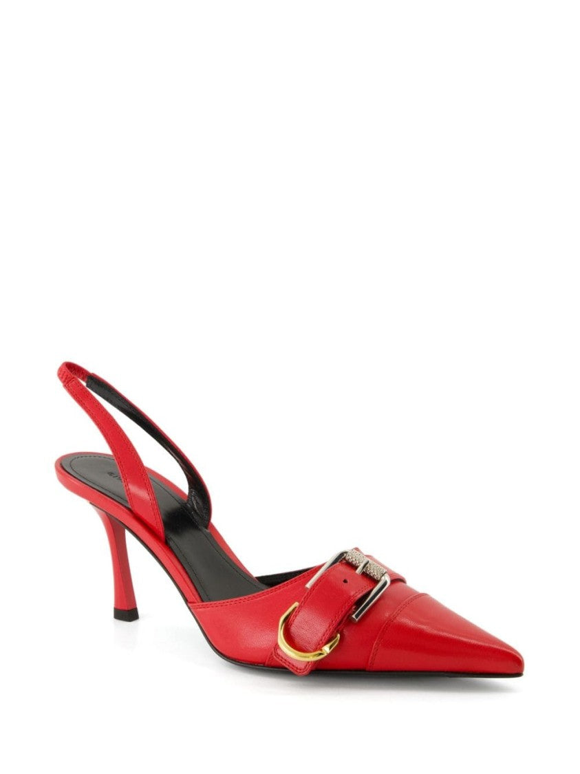 Givenchy Mid Heel Red Slingback Pumps
