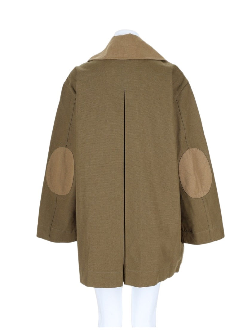Ganni Boxy Utility Pockets Organic Cotton Jacket