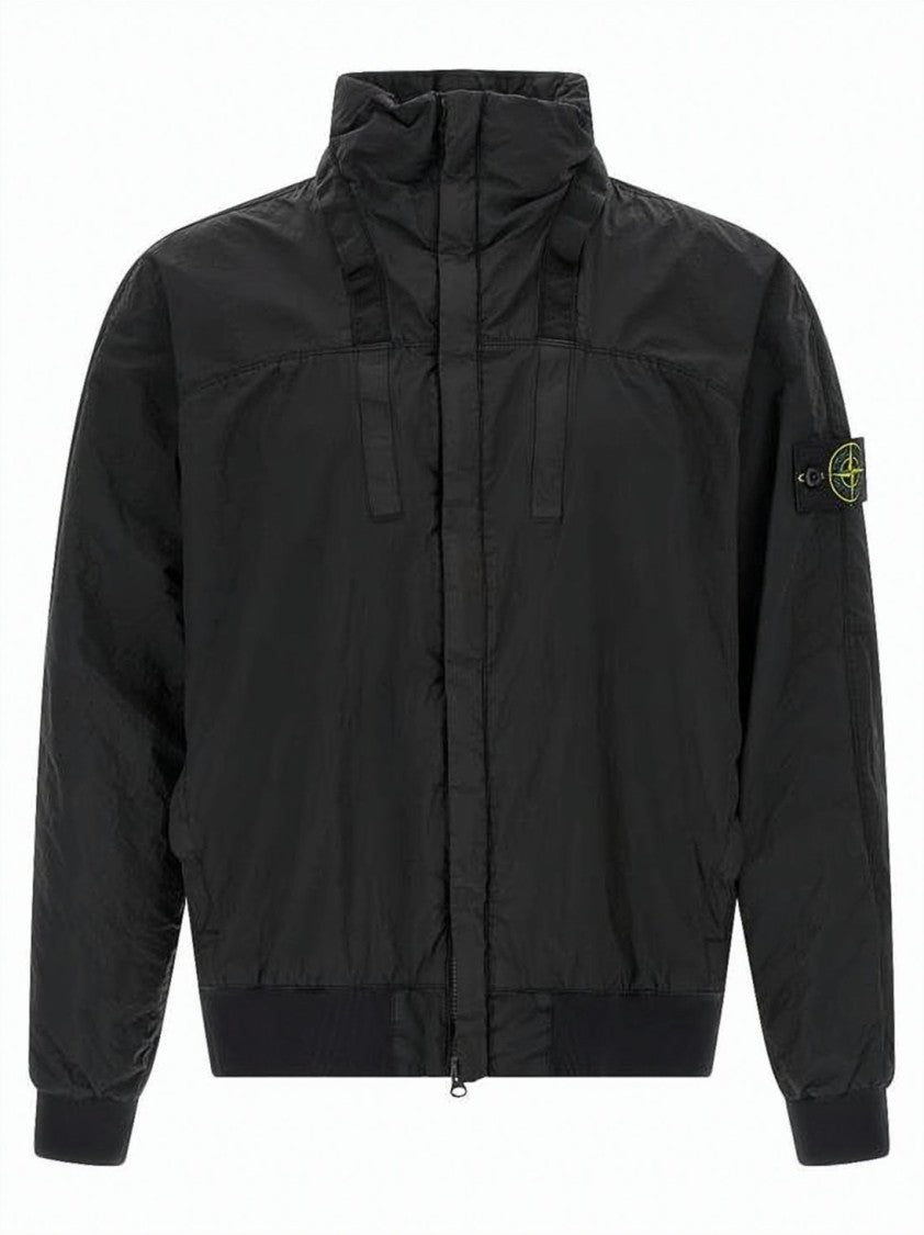 Stone Island Smooth Finish Polyamide Casual Jacket