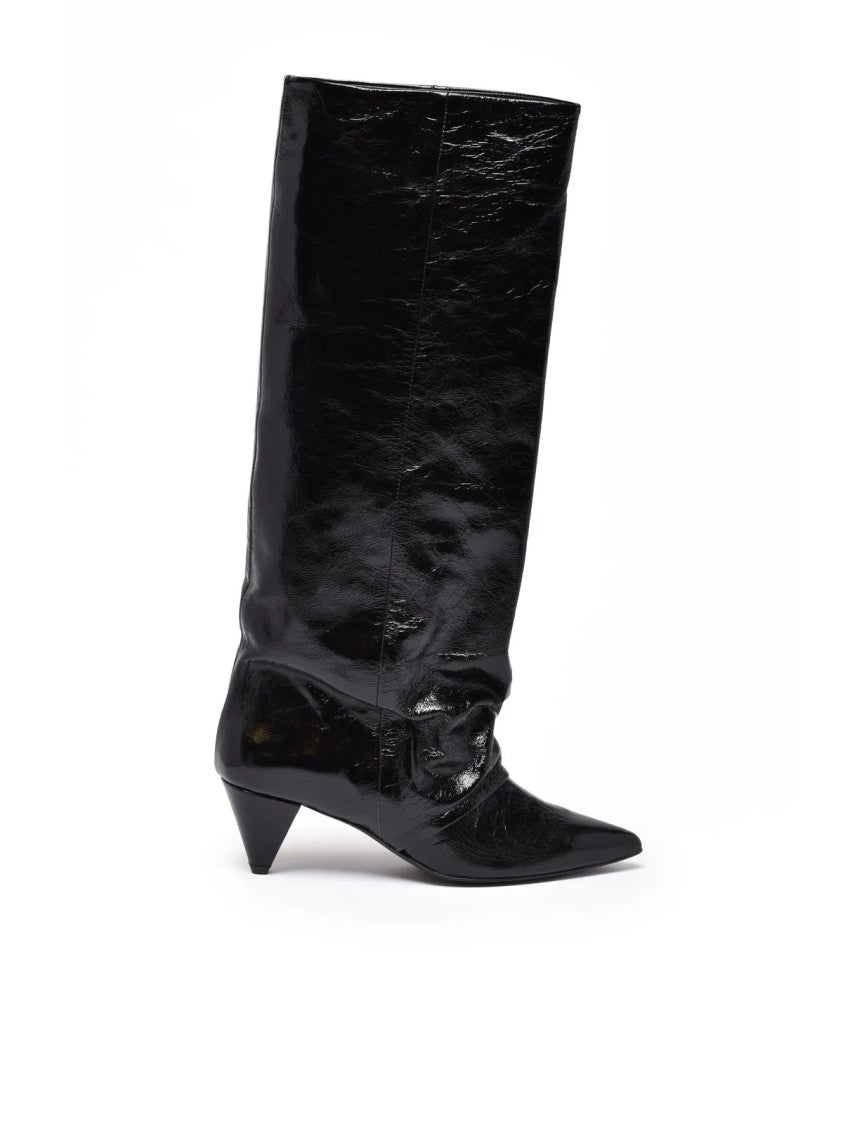 Alchimia Black Patent Leather Boots