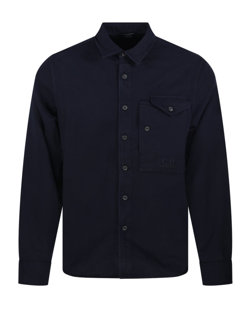 C.P. Company Tailored Fit Black Shirt