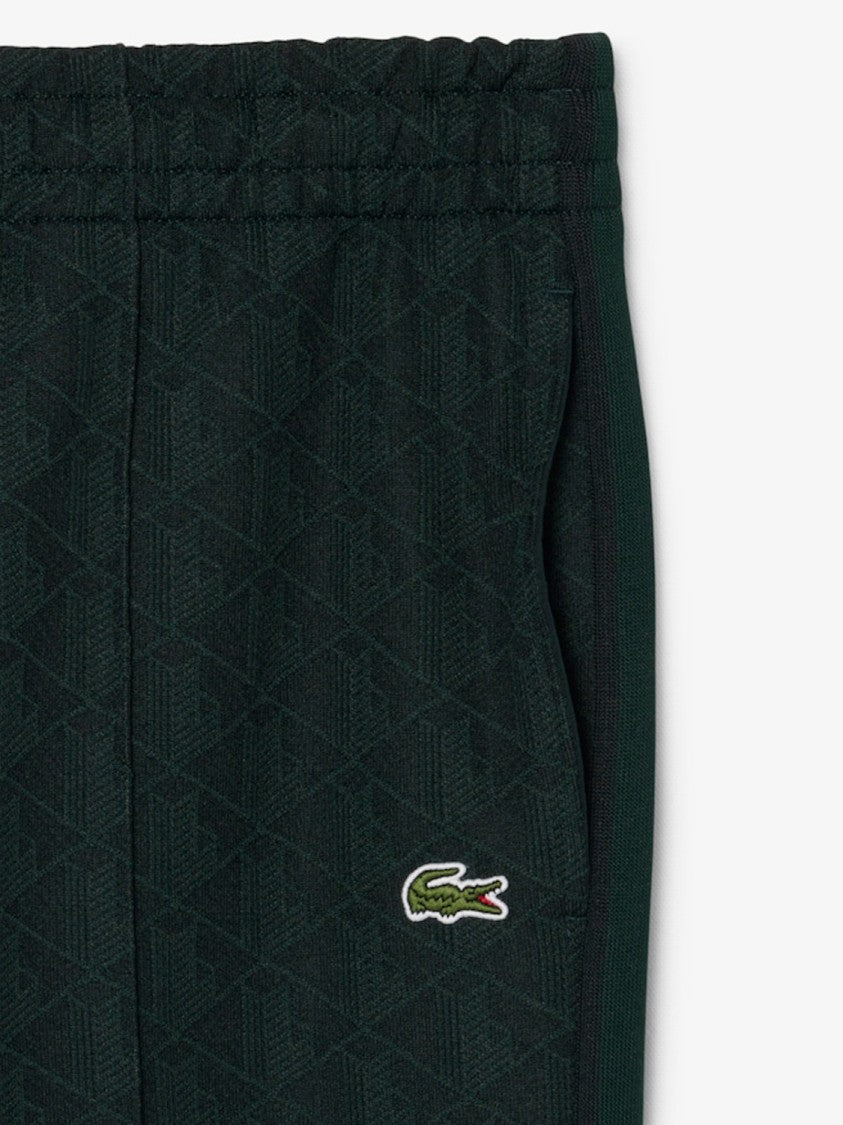 Lacoste Straight-Leg Textured Casual Pants