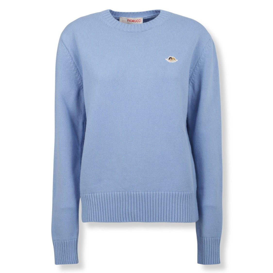 Fiorucci Angel Patch Merino Wool Knit Jumper