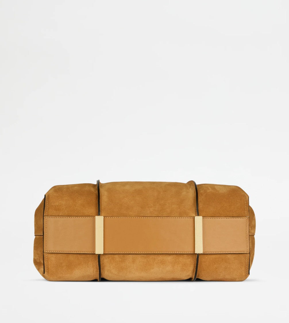 Tod's Refined Suede Leather Shopping Bag