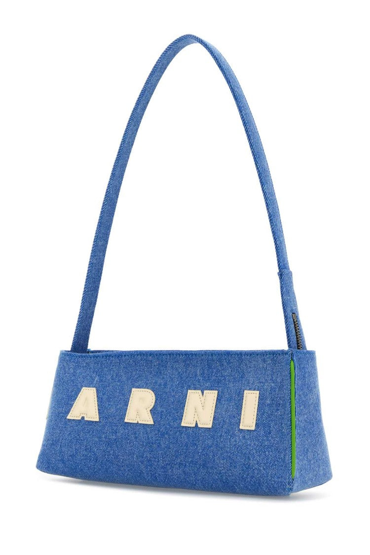 Marni Denim Shoulder Museo Shoulder Bag