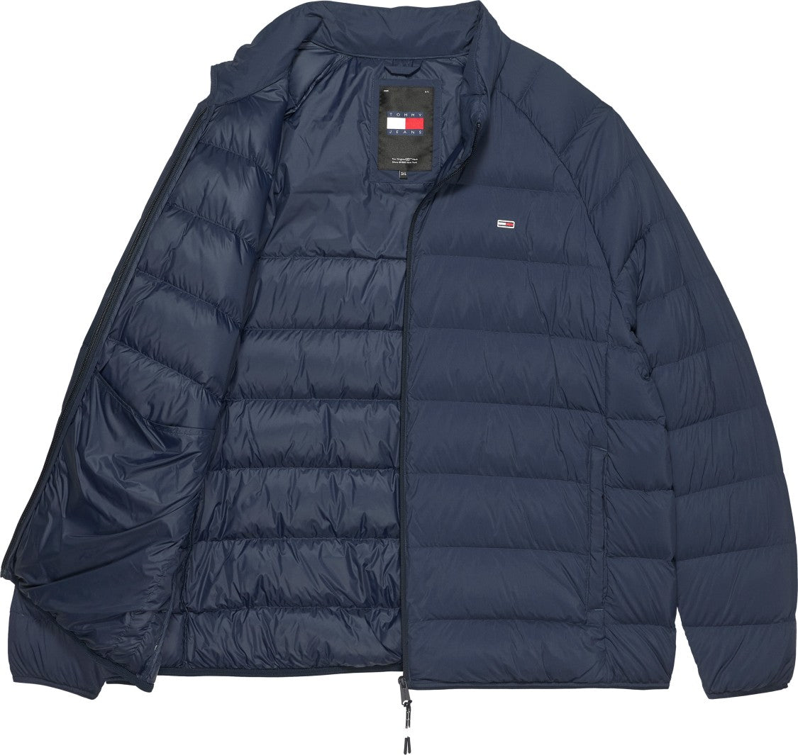 Tommy Jeans Quilted Dark Navy Jacket Stand Collar
